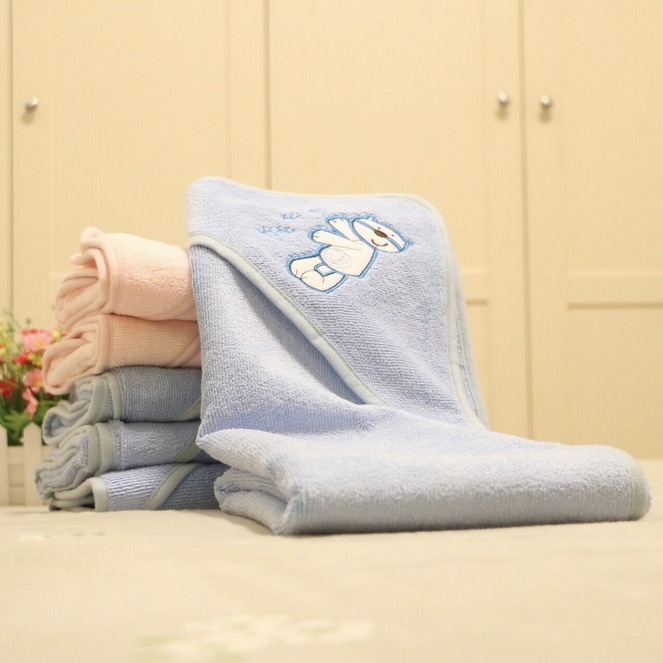 Baby hooded towels manufactuer microfiber baby towel cartoon towels factory direct