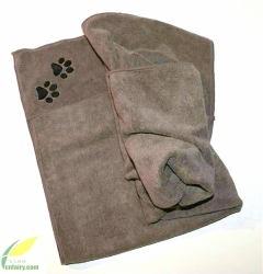 Pet Towels with paws logo